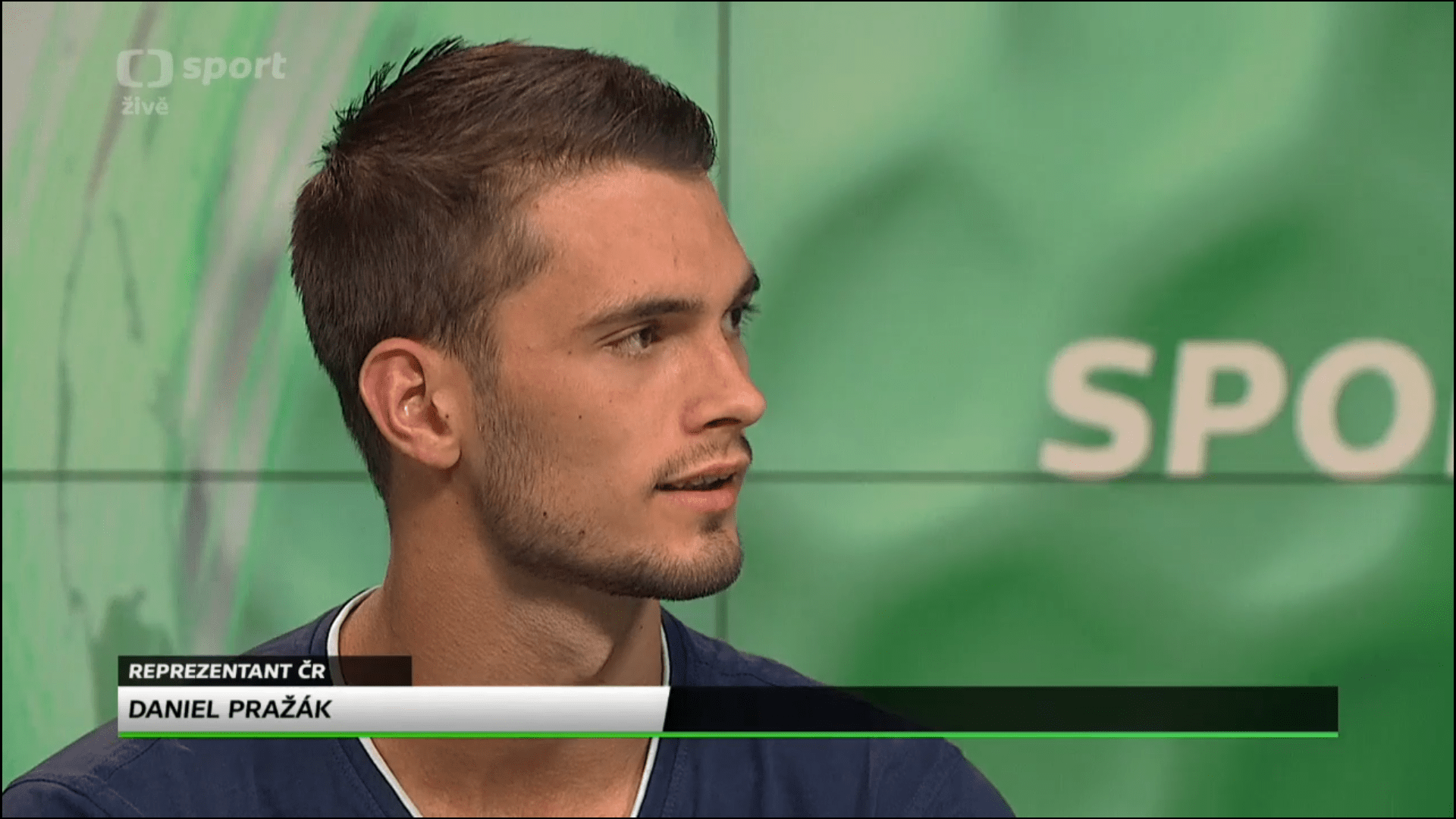 Daniel Pražák mluví o freestyle fotbalu v České televizi